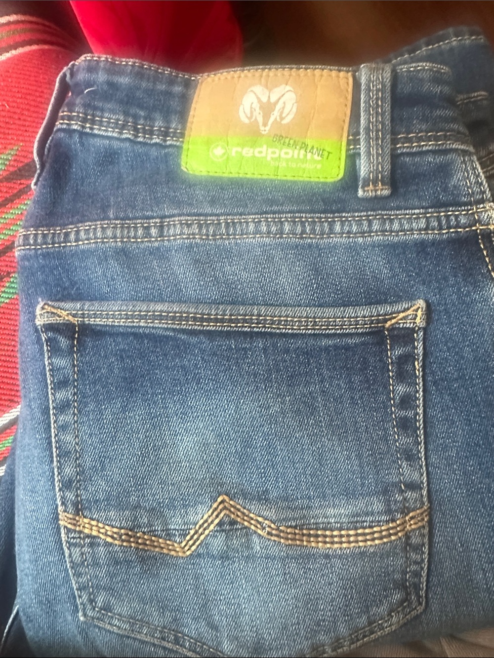 Men’s Straight Leg Jeans in Blue Denim